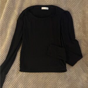 Black Long Sleeve Top